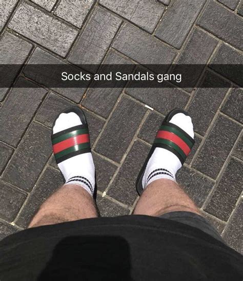 do you wear socks with gucci slides|stylish Gucci slides.